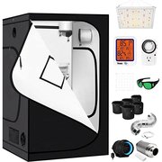 Ipower Grow Tent Kit Complete RP1100W Full Spectrum LED Plant Light Lamp Indoor GLKITXM1RP1100ECMPT11A